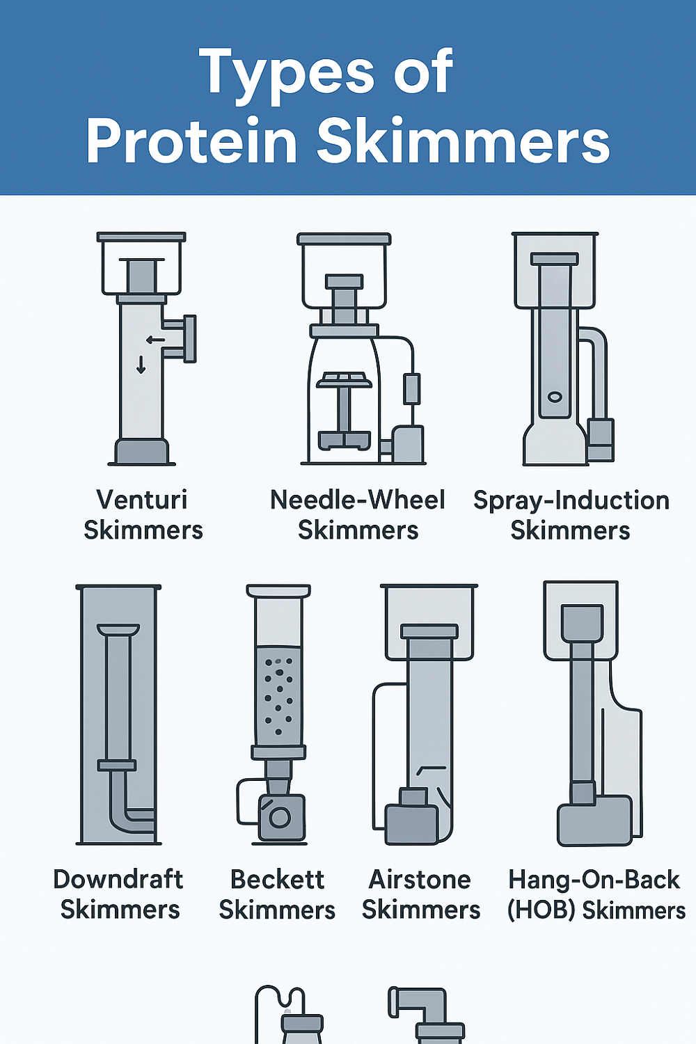 Types of Protein Skimmers fish